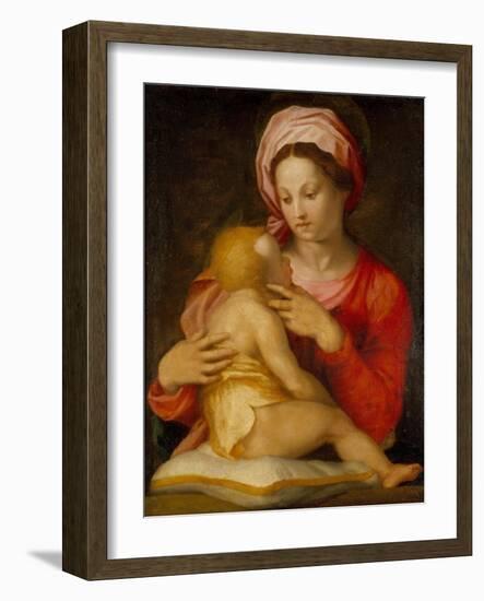 Madonna and Child-Andrea del Sarto-Framed Giclee Print