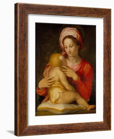 Madonna and Child-Andrea del Sarto-Framed Giclee Print