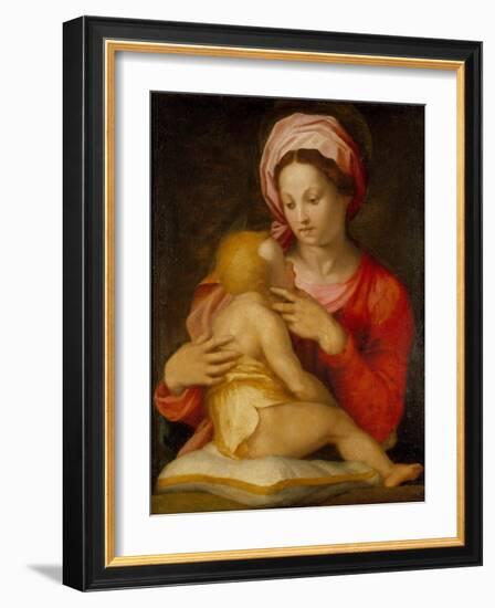 Madonna and Child-Andrea del Sarto-Framed Giclee Print