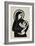 Madonna and Child-Eric Gill-Framed Premium Giclee Print