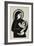 Madonna and Child-Eric Gill-Framed Art Print