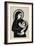 Madonna and Child-Eric Gill-Framed Art Print