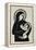 Madonna and Child-Eric Gill-Framed Stretched Canvas