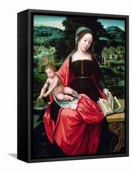 Madonna and Child-Italian School-Framed Premier Image Canvas