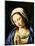 Madonna at Prayer-Giovanni Battista Salvi da Sassoferrato-Mounted Giclee Print