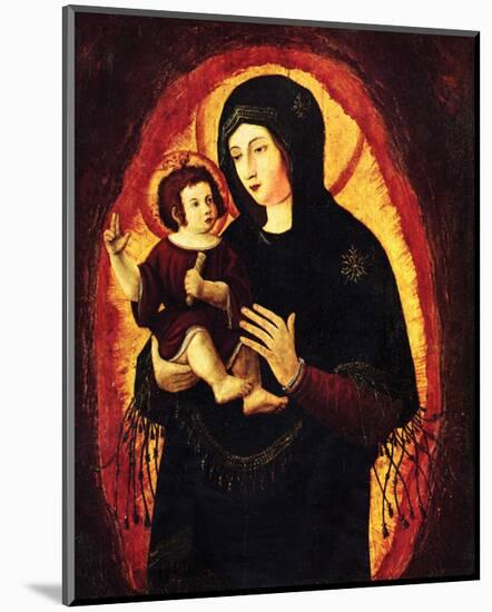 Madonna, Beautiful Maria of Regensburg-Albrecht Altdorfer-Mounted Premium Giclee Print