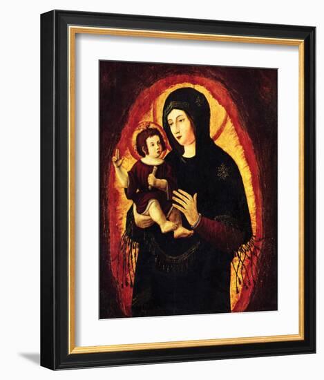 Madonna, Beautiful Maria of Regensburg-Albrecht Altdorfer-Framed Premium Giclee Print