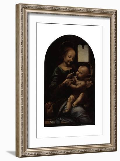 Madonna Benois-Leonardo da Vinci-Framed Art Print