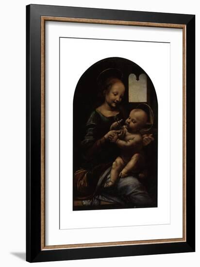 Madonna Benois-Leonardo da Vinci-Framed Art Print