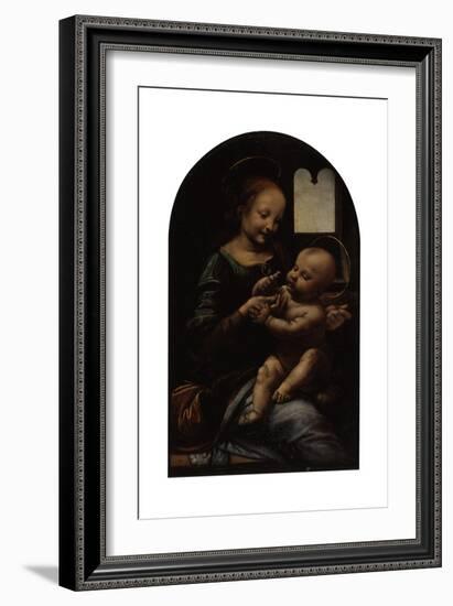 Madonna Benois-Leonardo da Vinci-Framed Art Print