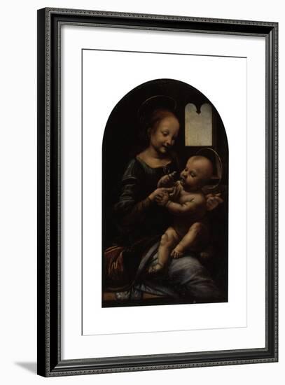 Madonna Benois-Leonardo da Vinci-Framed Art Print