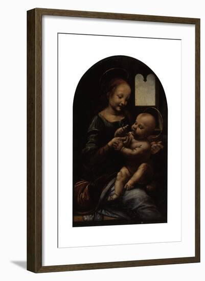 Madonna Benois-Leonardo da Vinci-Framed Art Print