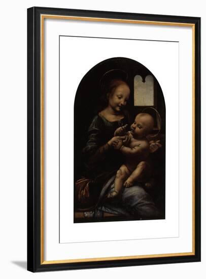 Madonna Benois-Leonardo da Vinci-Framed Art Print