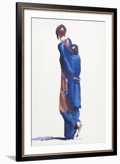Madonna Blue-Hazel Soan-Framed Giclee Print