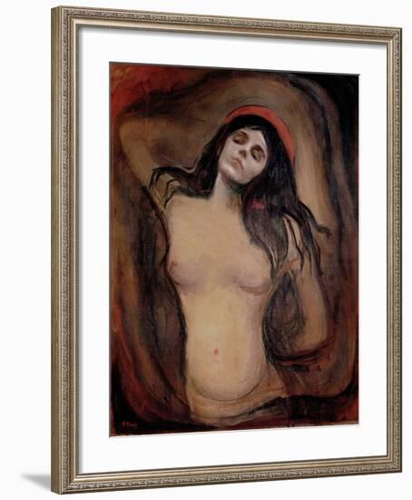 Madonna, c.1895-Edvard Munch-Framed Giclee Print