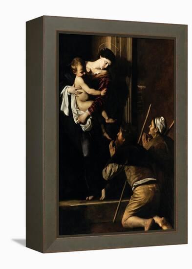 Madonna Dei Pellegrini-Caravaggio-Framed Premier Image Canvas