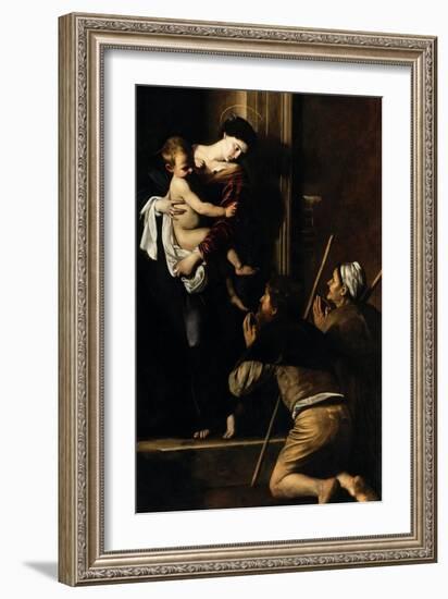 Madonna Dei Pellegrini-Caravaggio-Framed Giclee Print