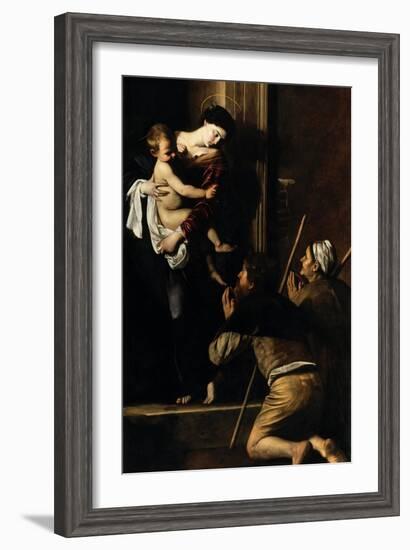 Madonna Dei Pellegrini-Caravaggio-Framed Giclee Print