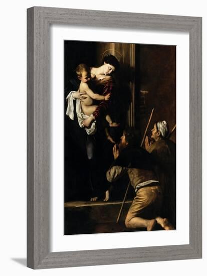 Madonna Dei Pellegrini-Caravaggio-Framed Giclee Print