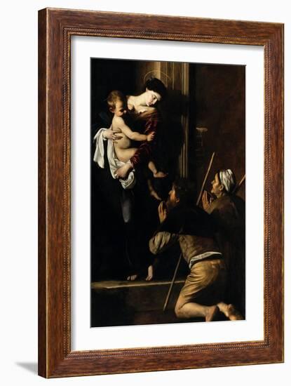 Madonna Dei Pellegrini-Caravaggio-Framed Giclee Print