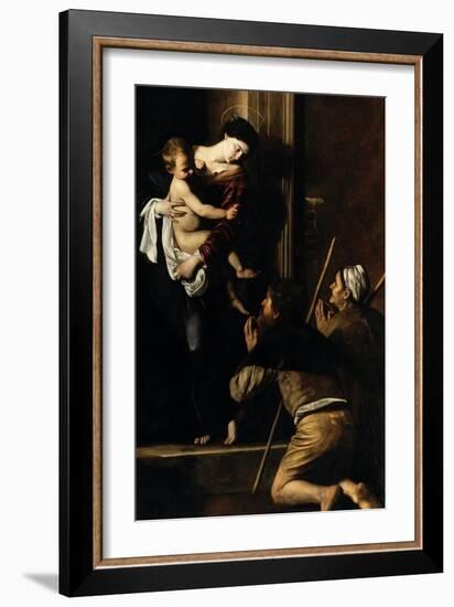 Madonna Dei Pellegrini-Caravaggio-Framed Giclee Print