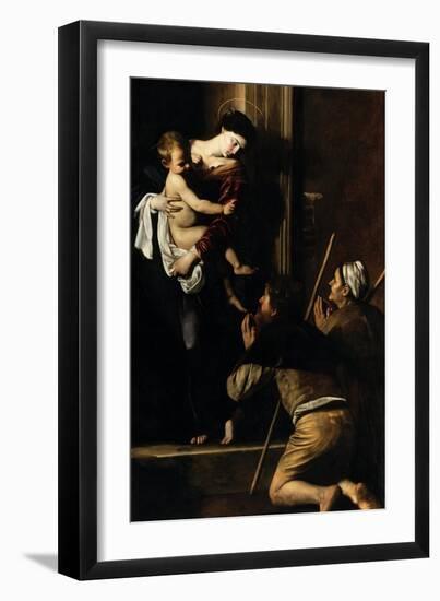 Madonna Dei Pellegrini-Caravaggio-Framed Giclee Print