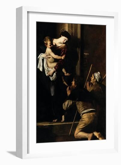 Madonna Dei Pellegrini-Caravaggio-Framed Giclee Print