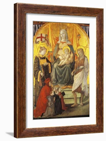 Madonna Del Ceppo, 1452-1453-Filippo Lippi-Framed Giclee Print