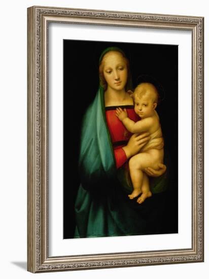 Madonna "del Granduca" - the Madonna of the Grandduke. Painted 1506-Raphael-Framed Giclee Print