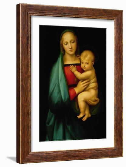 Madonna "del Granduca" - the Madonna of the Grandduke. Painted 1506-Raphael-Framed Giclee Print