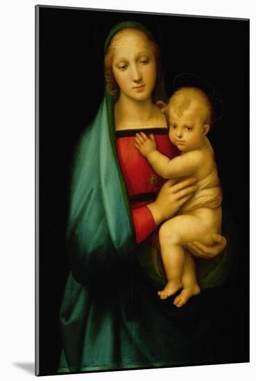 Madonna "del Granduca" - the Madonna of the Grandduke. Painted 1506-Raphael-Mounted Giclee Print