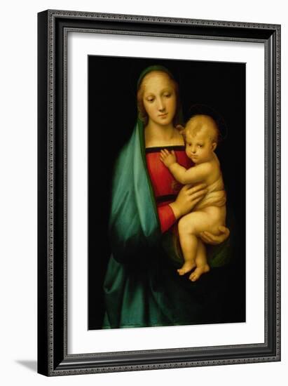 Madonna "del Granduca" - the Madonna of the Grandduke. Painted 1506-Raphael-Framed Giclee Print