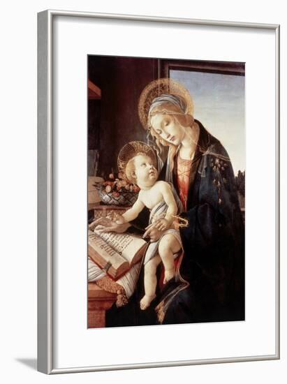 Madonna Del Libro-Sandro Botticelli-Framed Giclee Print