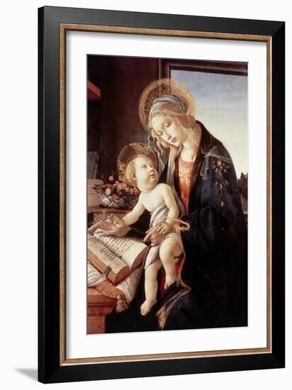 Madonna Del Libro-Sandro Botticelli-Framed Giclee Print