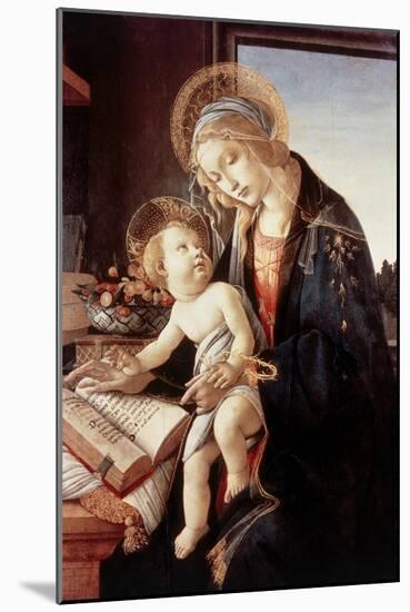 Madonna Del Libro-Sandro Botticelli-Mounted Giclee Print