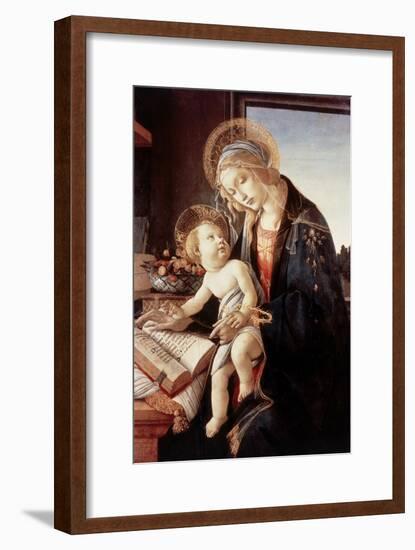 Madonna Del Libro-Sandro Botticelli-Framed Giclee Print