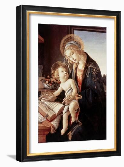 Madonna Del Libro-Sandro Botticelli-Framed Giclee Print