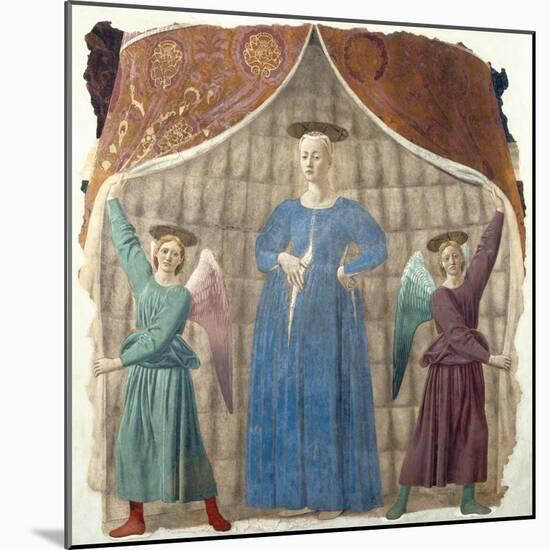 Madonna Del Parto-Piero della Francesca-Mounted Giclee Print