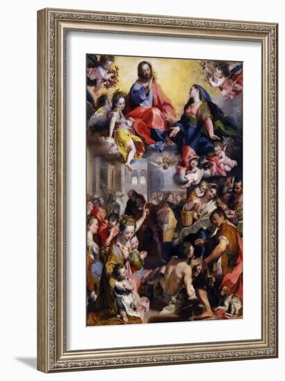 Madonna Del Popolo, 1579-Federigo Barocci-Framed Giclee Print