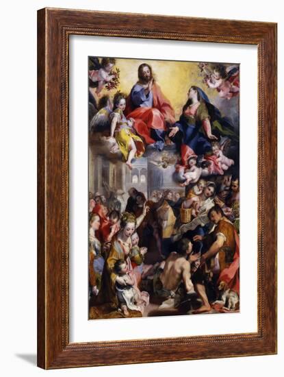 Madonna Del Popolo, 1579-Federigo Barocci-Framed Giclee Print