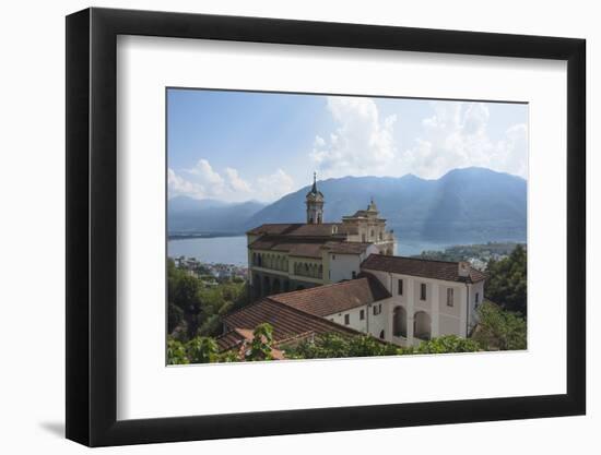 Madonna del Sasso, Monastery, Orselina, Locarno, Lake Maggiore, Ticino, Switzerland, Europe-James Emmerson-Framed Photographic Print