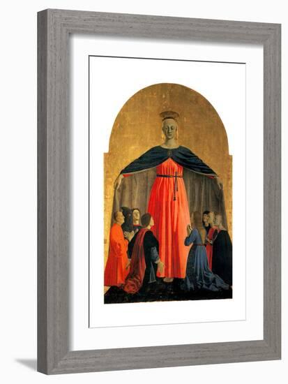 Madonna Della Misericordia (Madonna of Merc), Ca 1460-Piero della Francesca-Framed Giclee Print