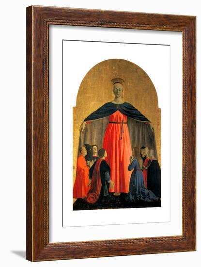 Madonna Della Misericordia (Madonna of Merc), Ca 1460-Piero della Francesca-Framed Giclee Print