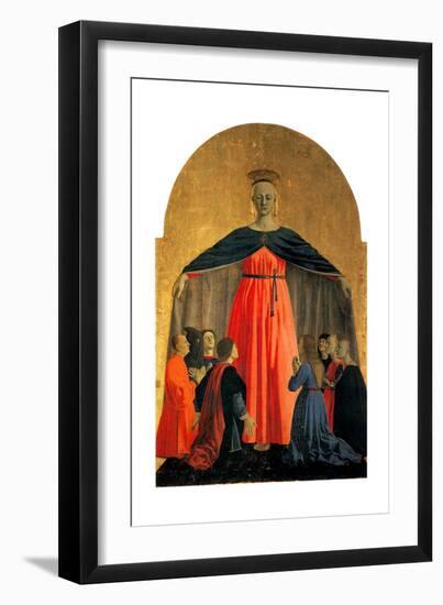 Madonna Della Misericordia (Madonna of Merc), Ca 1460-Piero della Francesca-Framed Giclee Print