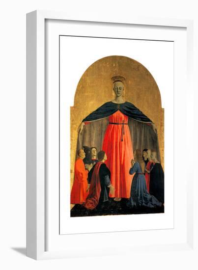 Madonna Della Misericordia (Madonna of Merc), Ca 1460-Piero della Francesca-Framed Giclee Print