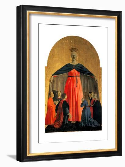 Madonna Della Misericordia (Madonna of Merc), Ca 1460-Piero della Francesca-Framed Giclee Print