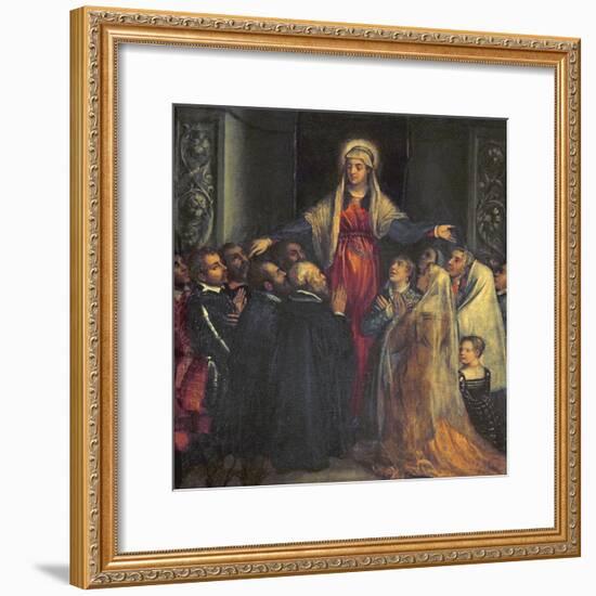 Madonna Della Misericordia-Titian (Tiziano Vecelli)-Framed Giclee Print