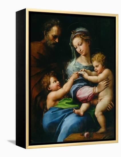 Madonna Della Rosa-Raphael-Framed Premier Image Canvas