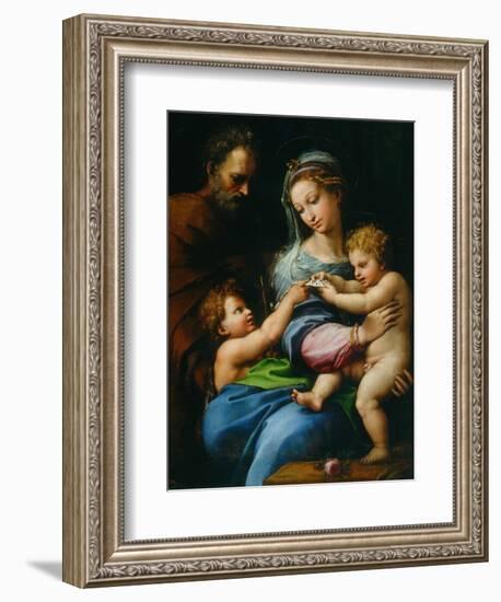 Madonna Della Rosa-Raphael-Framed Giclee Print