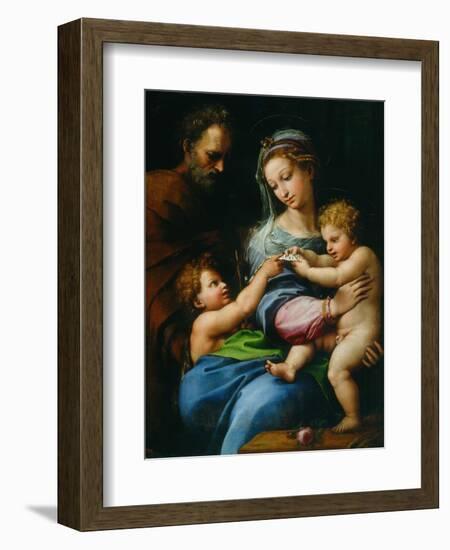 Madonna Della Rosa-Raphael-Framed Giclee Print